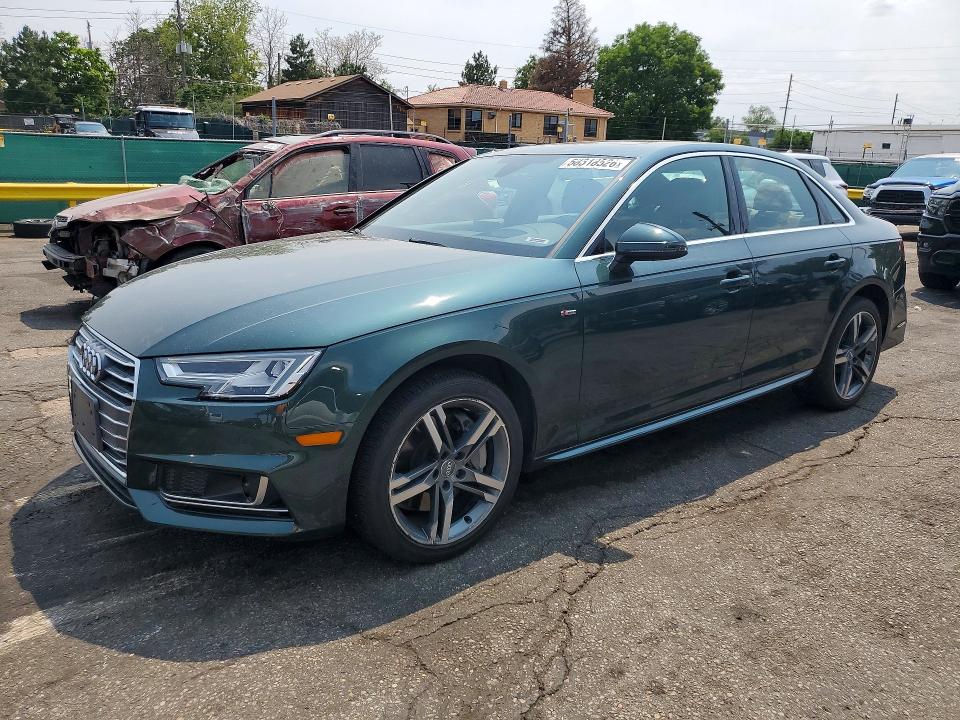 2018 Audi A4 მანქანა იყიდება აუქციონზე, vin: WAUFNAF45JN008219, აუქციონის ნომერი: 58318526