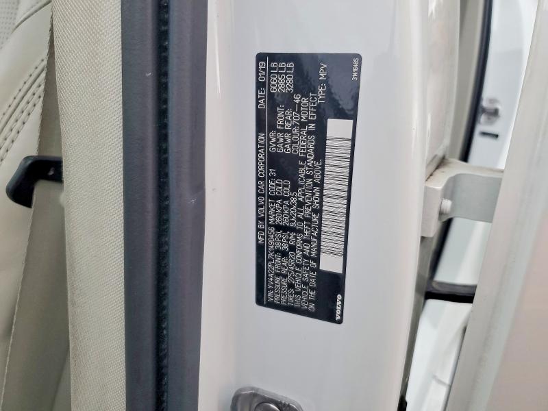 2019 Volvo Xc90 მანქანა იყიდება აუქციონზე, vin: YV4A22PL7K1490456, აუქციონის ნომერი: 56478626