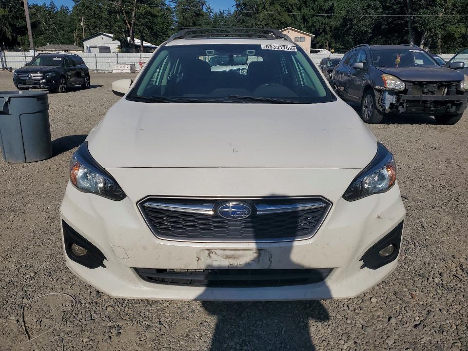 2017 Subaru Impreza მანქანა იყიდება აუქციონზე, vin: 4S3GTAD63H3707839, აუქციონის ნომერი: 58331766