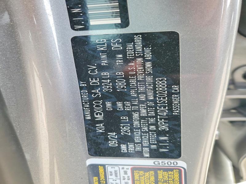 Aukcja sprzedaży 2025 Kia K4, vin: 3KPFT4DE1SE028883, numer aukcji: 56782486