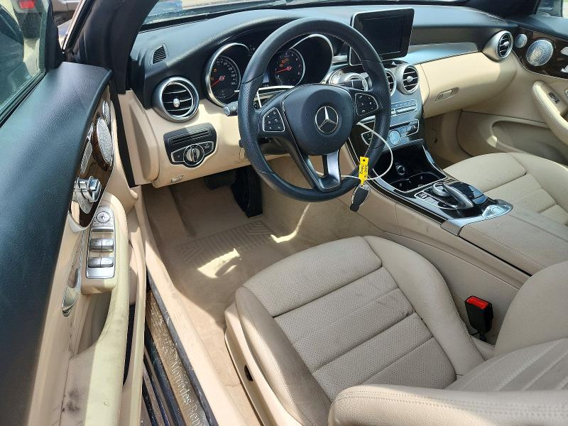 2017 Mercedes-benz C მანქანა იყიდება აუქციონზე, vin: WDDWK4JBXHF494863, აუქციონის ნომერი: 58660396