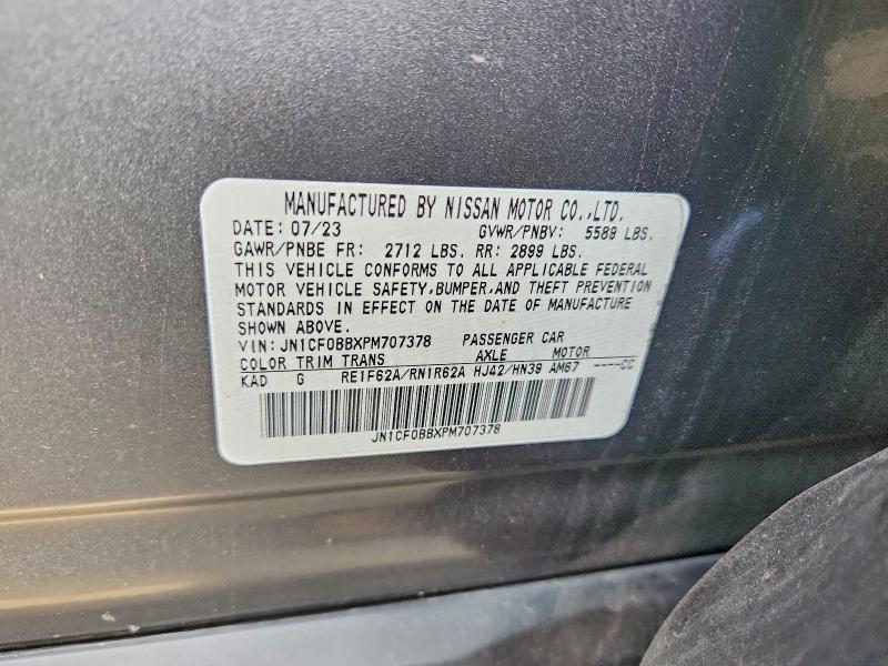 57044356 :رقم المزاد ، JN1CF0BBXPM707378 vin ، 2023 Nissan Ariya مزاد بيع