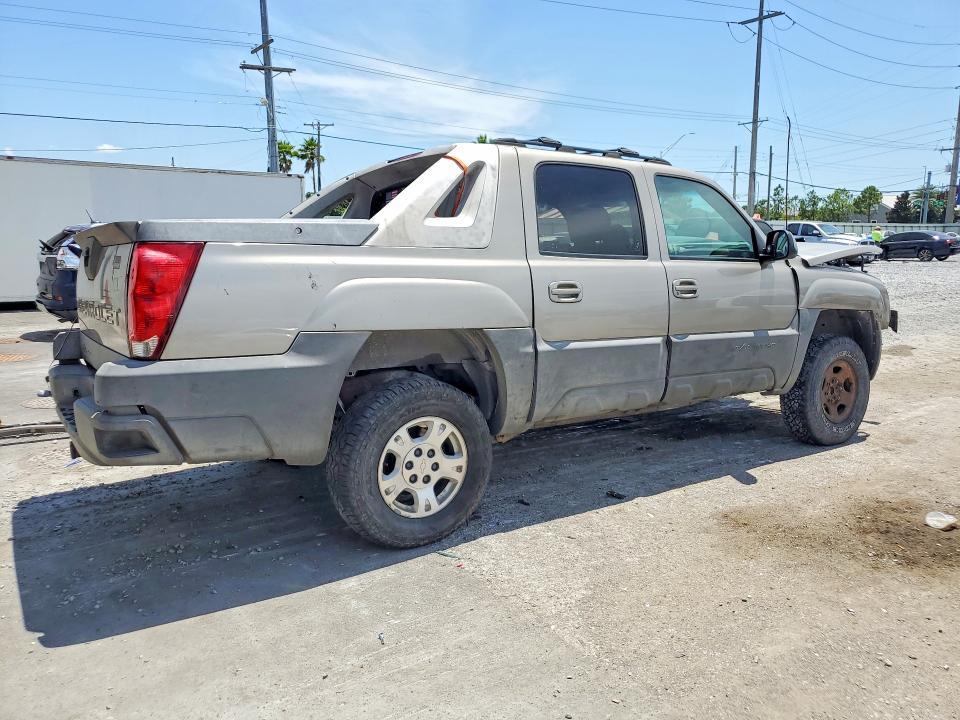 2002 Chevrolet Avalanche მანქანა იყიდება აუქციონზე, vin: 3GNEC13T52G244709, აუქციონის ნომერი: 58101986