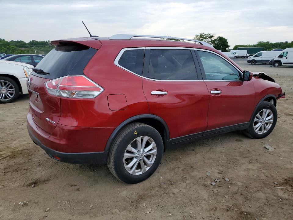 2016 Nissan Rogue მანქანა იყიდება აუქციონზე, vin: KNMAT2MVXGP619025, აუქციონის ნომერი: 56789646