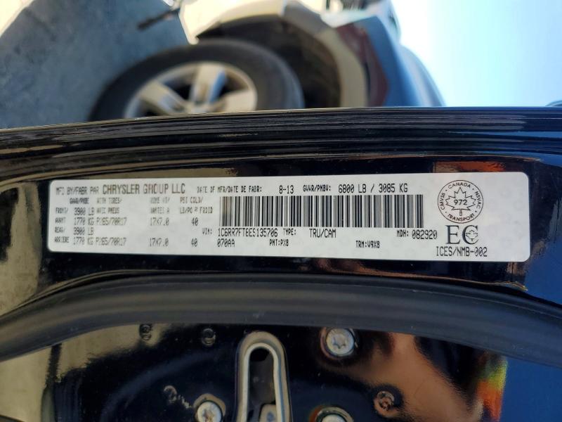 Продажа на аукционе авто 2014 Ram 1500, vin: 1C6RR7FT8ES135706, номер лота: 55584566