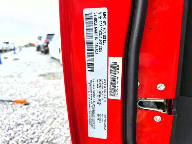 Aukcja sprzedaży 2020 Dodge Charger, vin: 2C3CDXGJ4LH216253, numer aukcji: 57488596