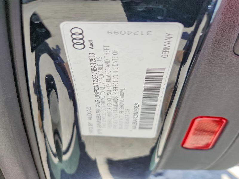 56747066 :رقم المزاد ، WAUENAF42KN020924 vin ، 2019 Audi A4 مزاد بيع