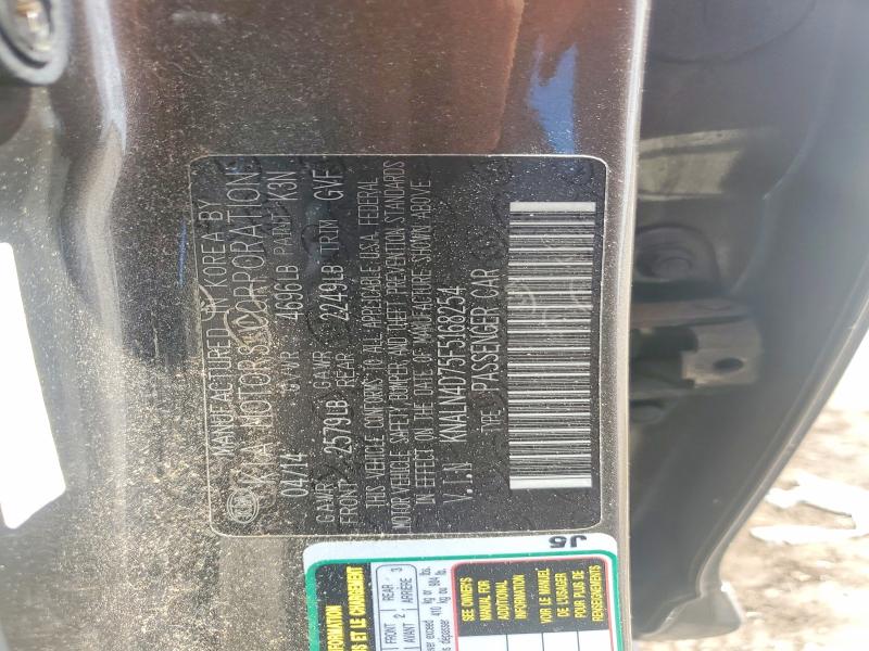 56315946 :رقم المزاد ، KNALN4D75F5168254 vin ، 2015 Kia Cadenza مزاد بيع