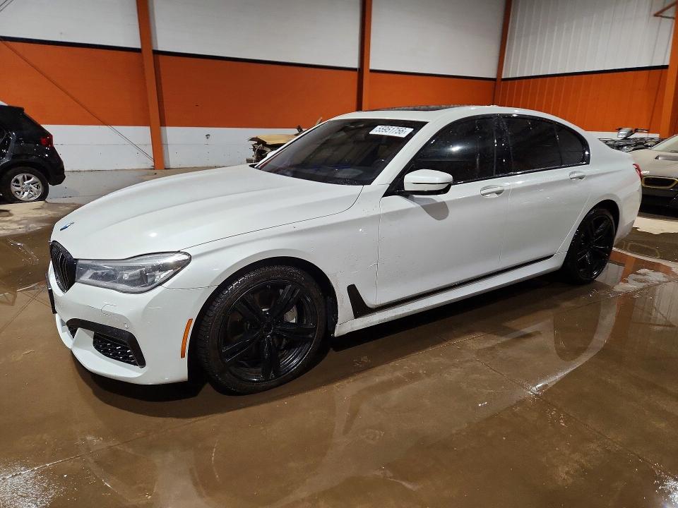 2016 Bmw 750 მანქანა იყიდება აუქციონზე, vin: WBA7B0C52GGF92213, აუქციონის ნომერი: 55951756