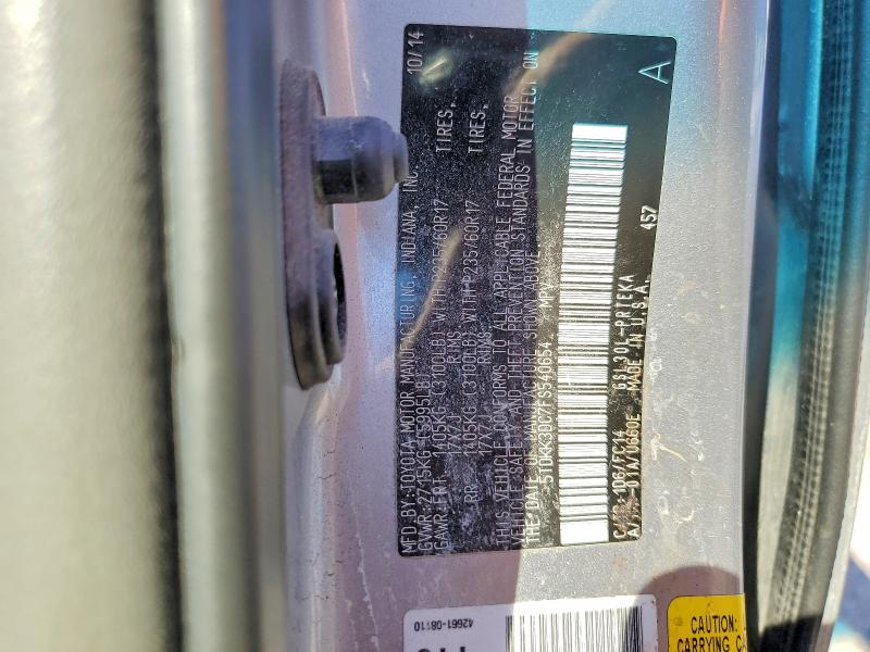 2015 Toyota Sienna მანქანა იყიდება აუქციონზე, vin: 5TDKK3DC7FS540654, აუქციონის ნომერი: 55884596