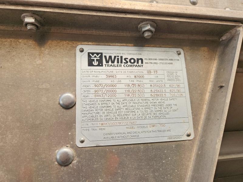Продаж на аукціоні авто 2024 Wilson Dwh-750, vin: 1W1K45037R7727487, номер лоту: 59128866