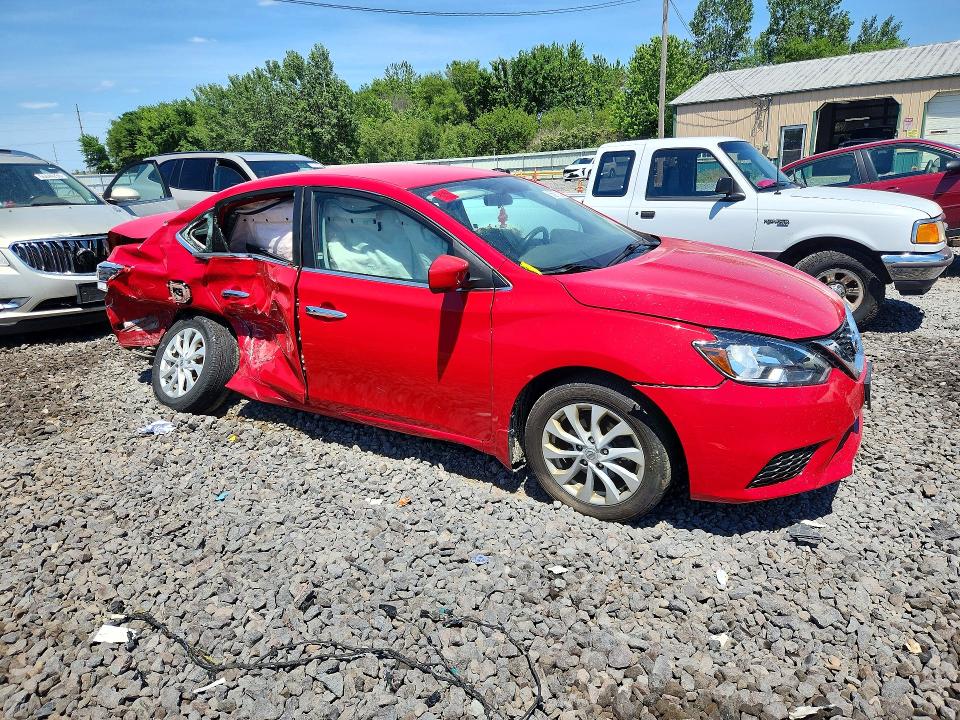 Продажа на аукционе авто 2019 Nissan Sentra, vin: 3N1AB7AP8KL602589, номер лота: 55973326