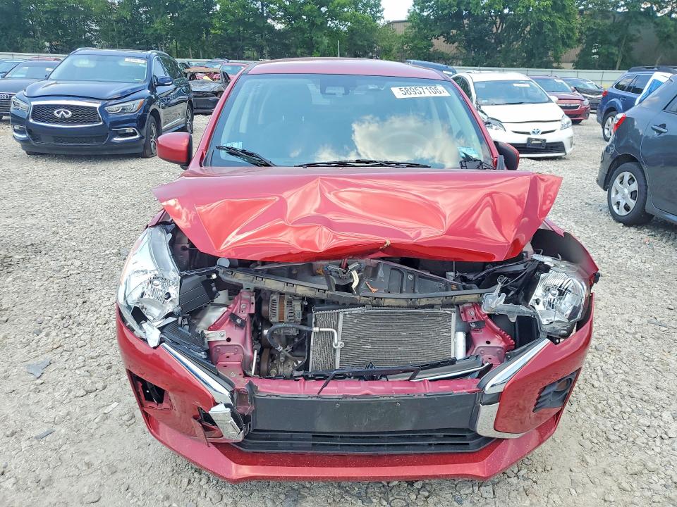 2021 Mitsubishi Mirage მანქანა იყიდება აუქციონზე, vin: ML32AUHJ7MH000758, აუქციონის ნომერი: 58957106