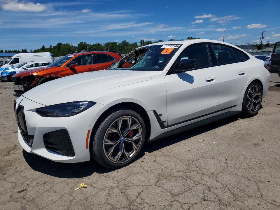 2024 Bmw I4 მანქანა იყიდება აუქციონზე, vin: WBY43AW04RFR71887, აუქციონის ნომერი: 57319346