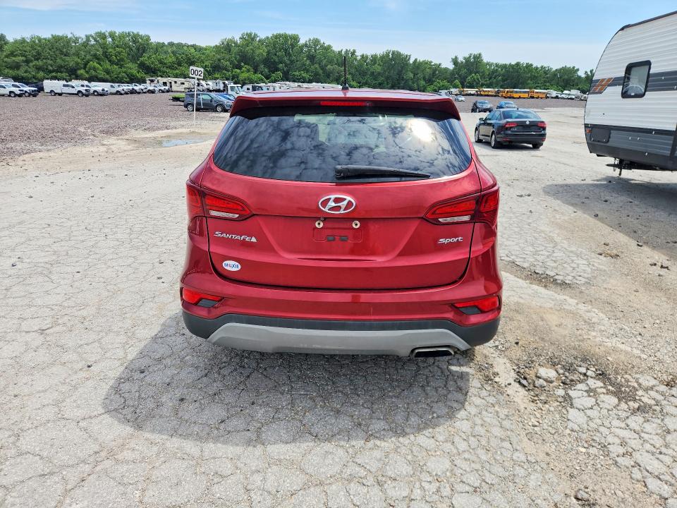 2018 Hyundai Santa Fe Sport მანქანა იყიდება აუქციონზე, vin: 5XYZT3LB4JG545255, აუქციონის ნომერი: 58370456
