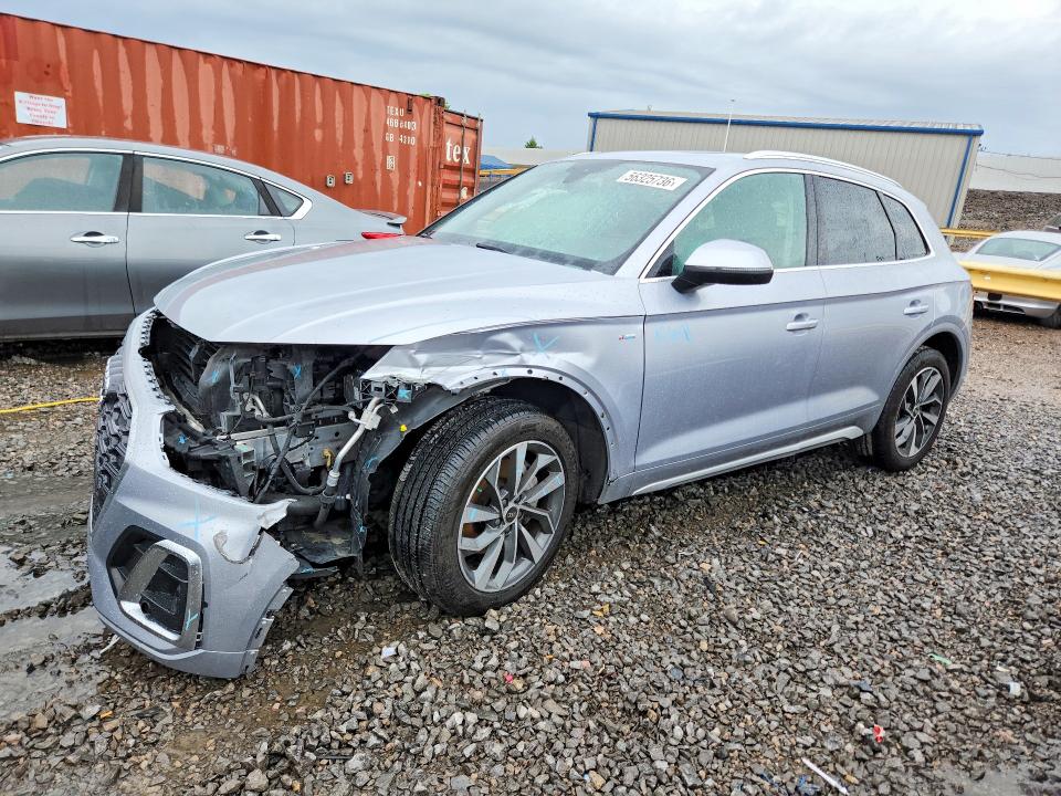 56325736 :رقم المزاد ، WA1EAAFY7N2122110 vin ، 2022 Audi Q5 مزاد بيع