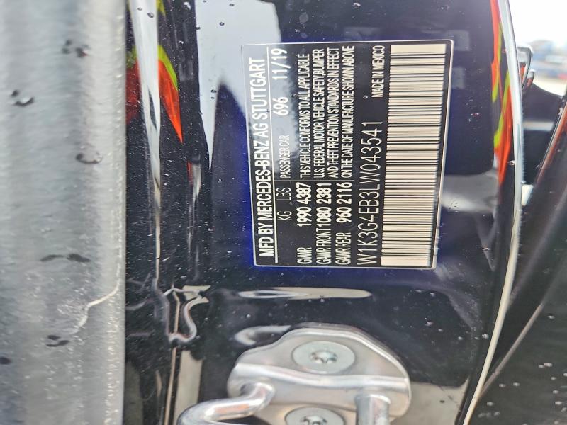 Aukcja sprzedaży 2020 Mercedes-benz A, vin: W1K3G4EB3LW043541, numer aukcji: 57417526