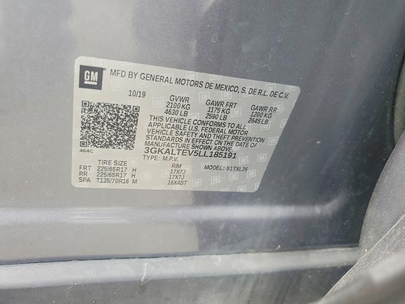 Продажа на аукционе авто 2020 Gmc Terrain, vin: 3GKALTEV5LL185191, номер лота: 55709826