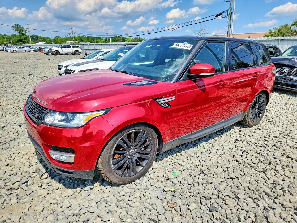 2015 Land Rover Range Rover Sport მანქანა იყიდება აუქციონზე, vin: SALWR2VFXFA507640, აუქციონის ნომერი: 58832476