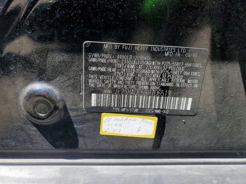 Продажа на аукционе авто 2011 Subaru Forester, vin: JF2SHADC5BH706513, номер лота: 56261786