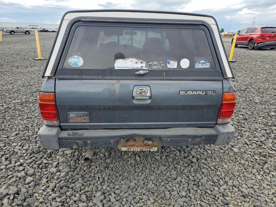 55991316 :رقم المزاد ، JF3AU53B3HE500748 vin ، 1987 Subaru Brat مزاد بيع