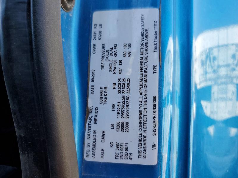 Aukcja sprzedaży 2019 International Lt625, vin: 3HSKZAPR4KN391390, numer aukcji: 56107336