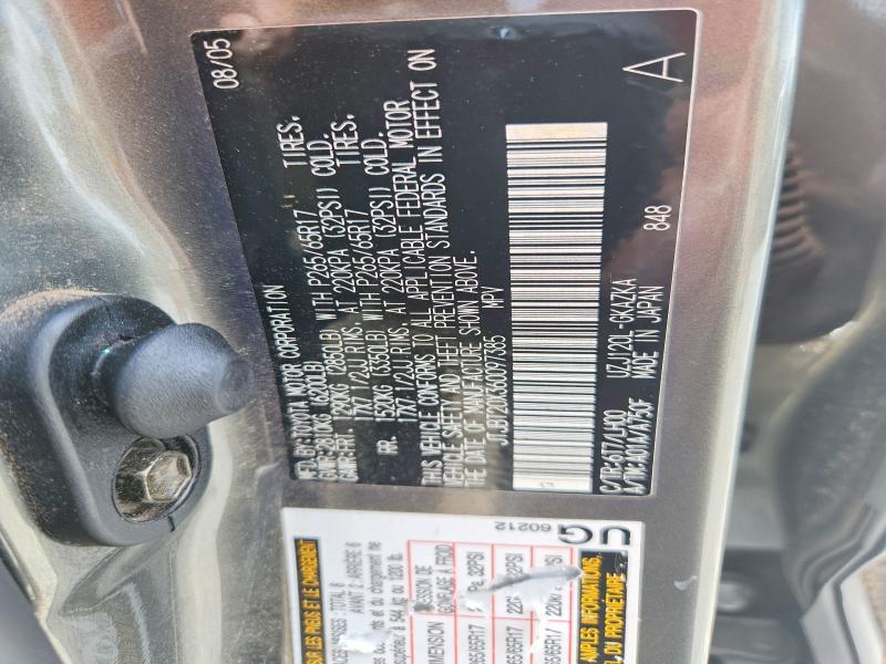 55533666 :رقم المزاد ، JTJBT20X360097385 vin ، 2006 Lexus Gx مزاد بيع