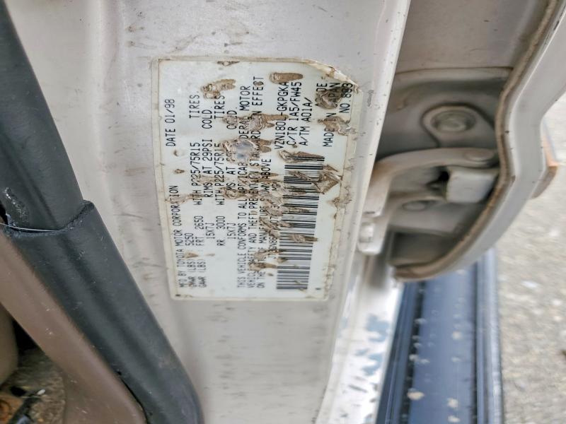 59164376 :رقم المزاد ، JT3GN86R7W0074730 vin ، 1998 Toyota 4runner مزاد بيع