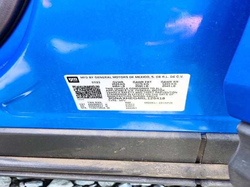 Продажа на аукционе авто 2024 Chevrolet Equinox, vin: 3GNAXHEG4RL129418, номер лота: 58729266