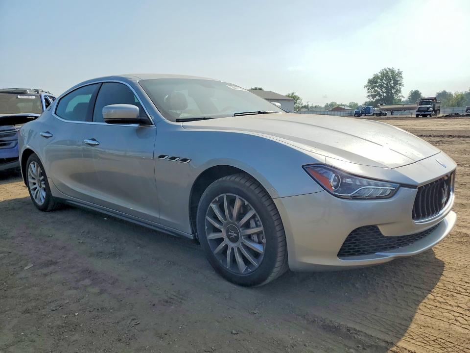 2014 Maserati Ghibli მანქანა იყიდება აუქციონზე, vin: ZAM57XSA2E1113283, აუქციონის ნომერი: 58574176