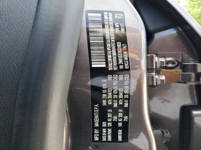 Продажа на аукционе авто 2019 Maserati Levante, vin: ZN661XUS1KX318620, номер лота: 57161566