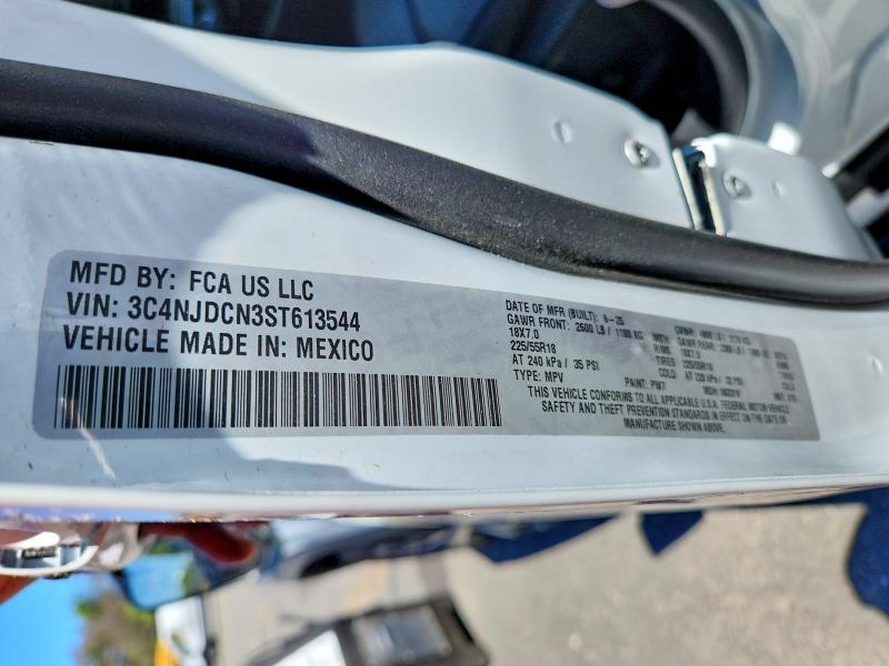Продажа на аукционе авто 2025 Jeep Compass, vin: 3C4NJDCN3ST613544, номер лота: 57057026