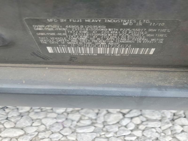 Aukcja sprzedaży 2011 Subaru Forester, vin: JF2SHAGC4BH724674, numer aukcji: 56969956