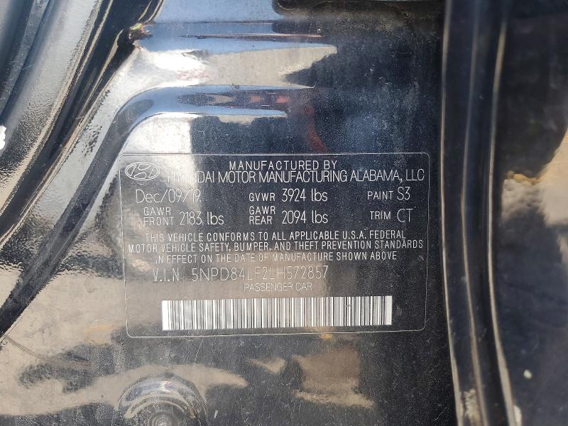 Aukcja sprzedaży 2020 Hyundai Elantra, vin: 5NPD84LF2LH572857, numer aukcji: 53446336