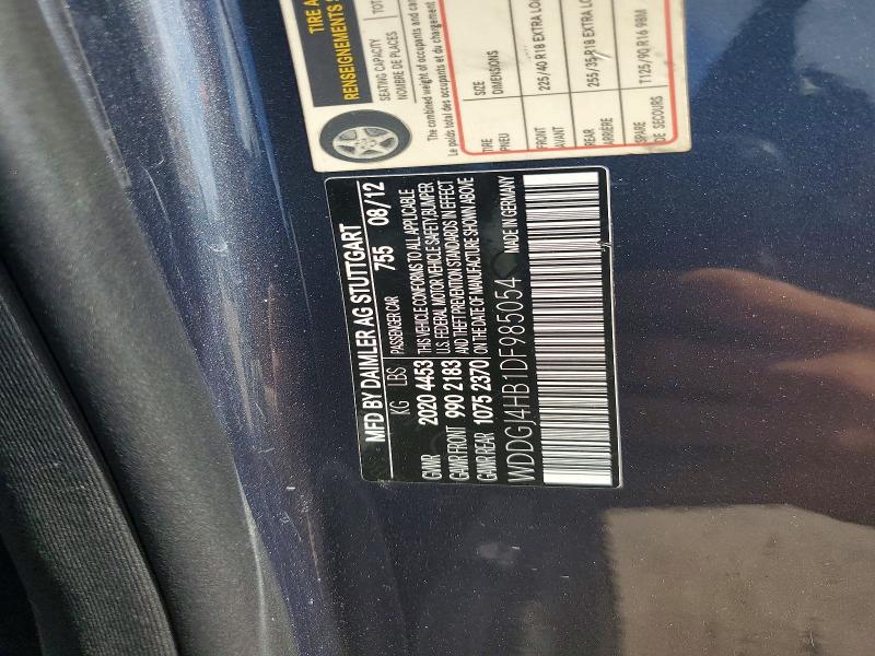 Aukcja sprzedaży 2013 Mercedes-benz C, vin: WDDGJ4HB1DF985054, numer aukcji: 56605586