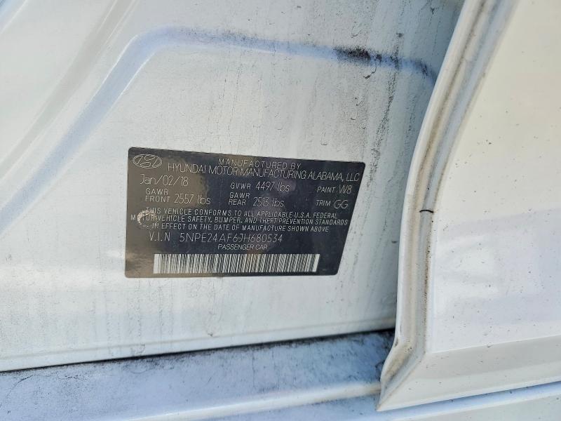 Aukcja sprzedaży 2018 Hyundai Sonata, vin: 5NPE24AF6JH680534, numer aukcji: 56158016