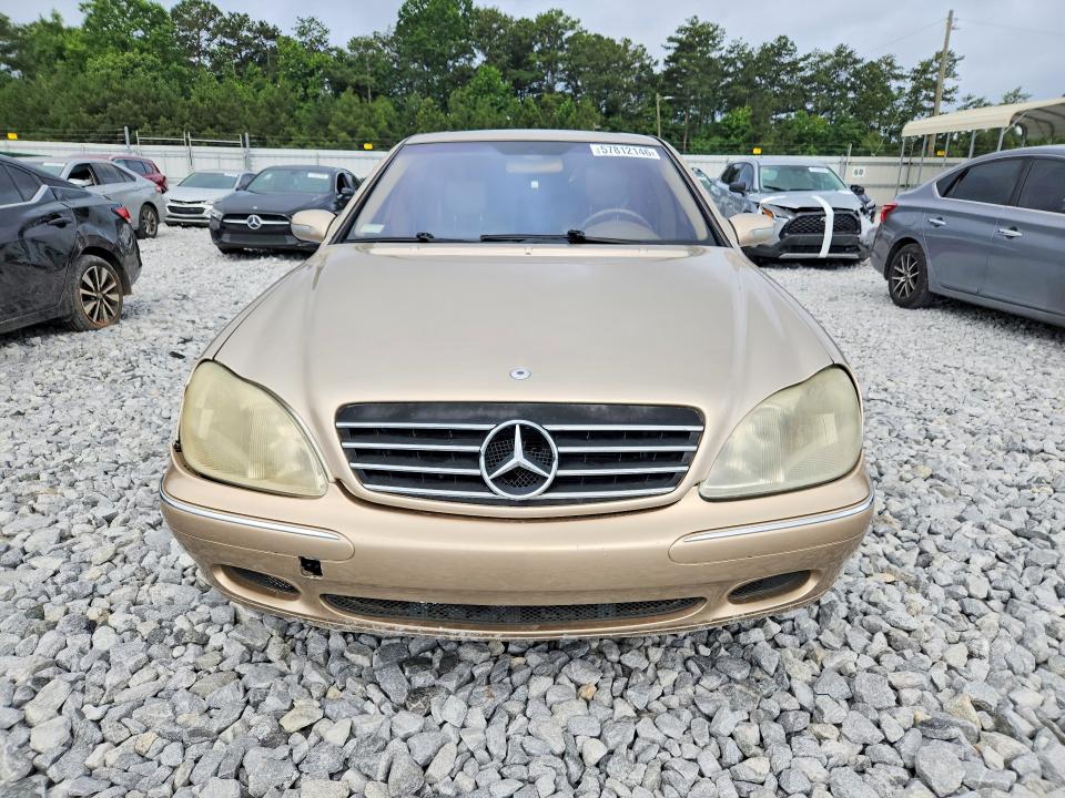 57812146 :رقم المزاد ، WDBNG70J82A274531 vin ، 2002 Mercedes-benz S مزاد بيع