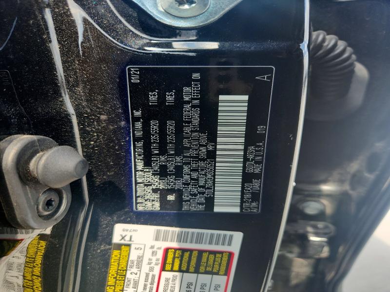 58058536 :رقم المزاد ، 5TDLZRAH3MS050521 vin ، 2021 Toyota Highlander مزاد بيع