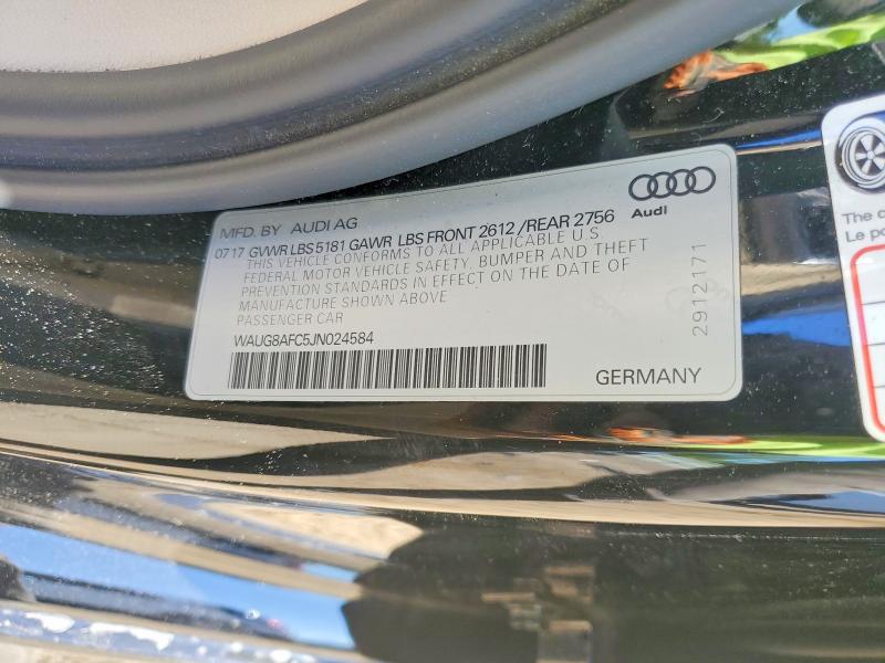 Продаж на аукціоні авто 2018 Audi A6, vin: WAUG8AFC5JN024584, номер лоту: 55765686