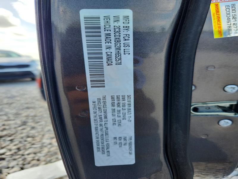 Aukcja sprzedaży 2021 Dodge Charger, vin: 2C3CDXBG2MH652578, numer aukcji: 56855116