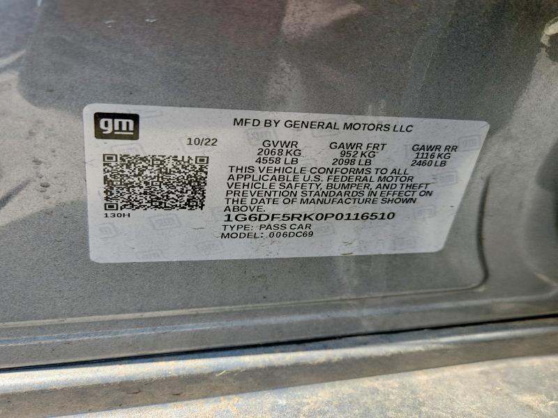 Aukcja sprzedaży 2023 Cadillac Ct4, vin: 1G6DF5RK0P0116510, numer aukcji: 56173776