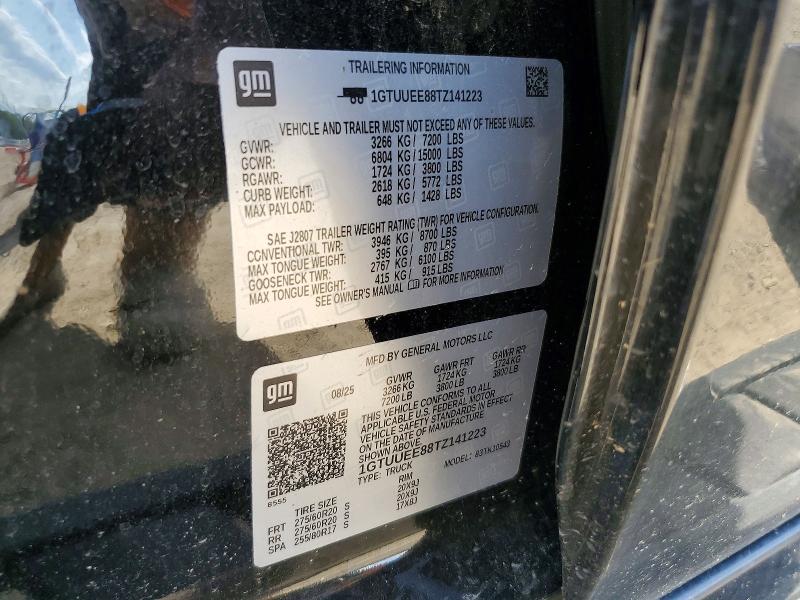 Продажа на аукционе авто 2026 Gmc Sierra, vin: 1GTUUEE88TZ141223, номер лота: 57478816
