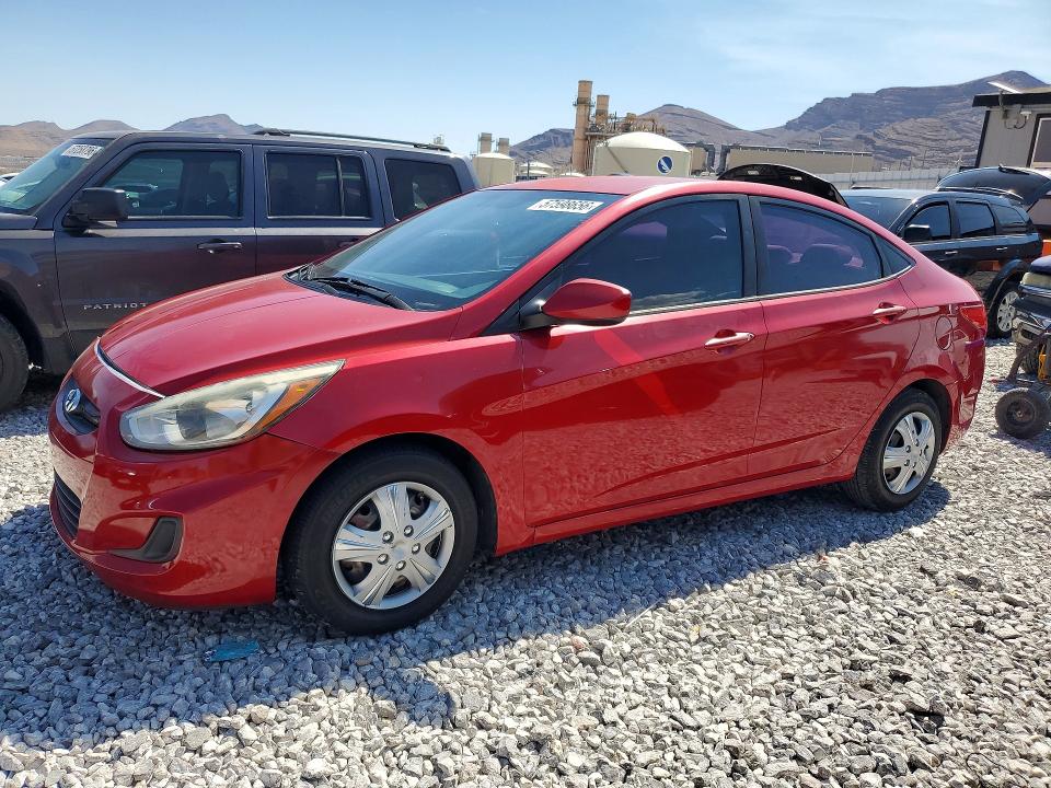 57598656 :رقم المزاد ، KMHCT4AE6FU817752 vin ، 2015 Hyundai Accent مزاد بيع
