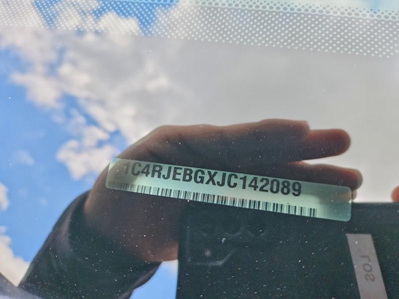 Aukcja sprzedaży 2018 Jeep Grand Cherokee, vin: 1C4RJEBGXJC142089, numer aukcji: 57389836