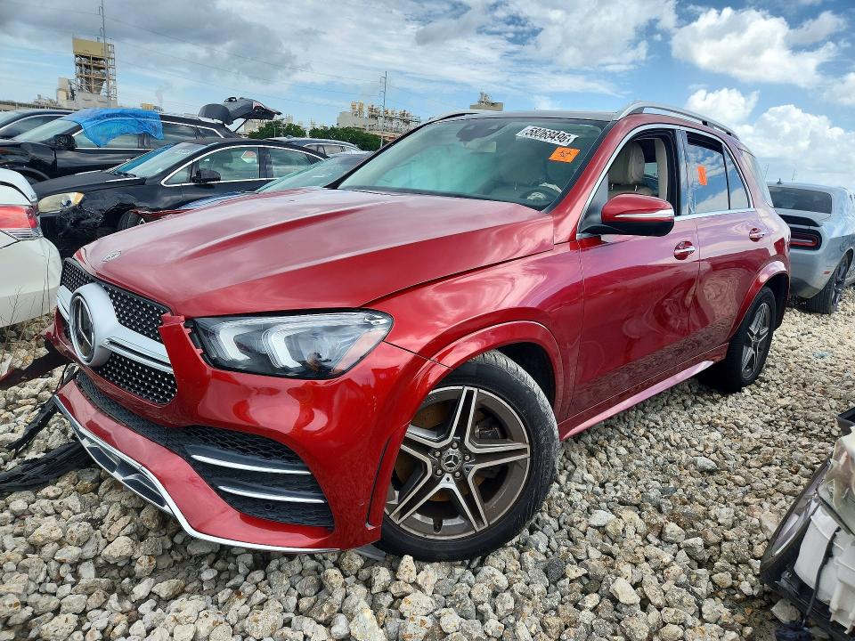 58068496 :رقم المزاد ، 4JGFB5KB9LA155849 vin ، 2020 Mercedes-benz Gle مزاد بيع