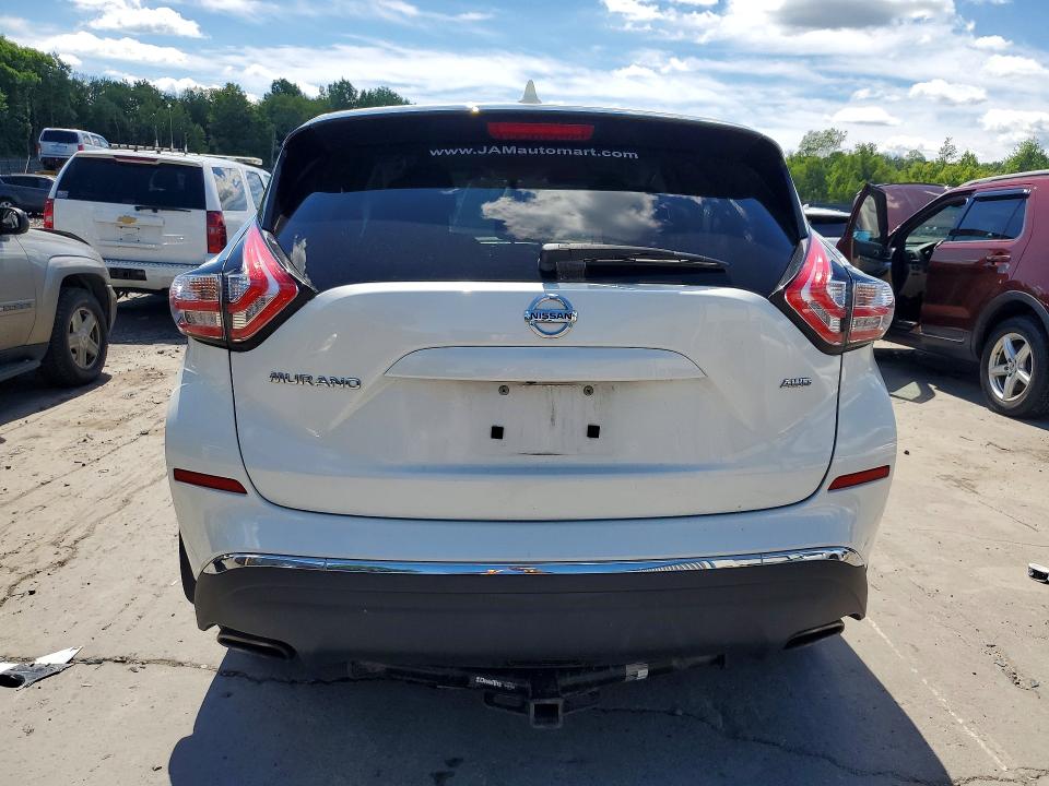 57522966 :رقم المزاد ، 5N1AZ2MH7GN167521 vin ، 2016 Nissan Murano مزاد بيع