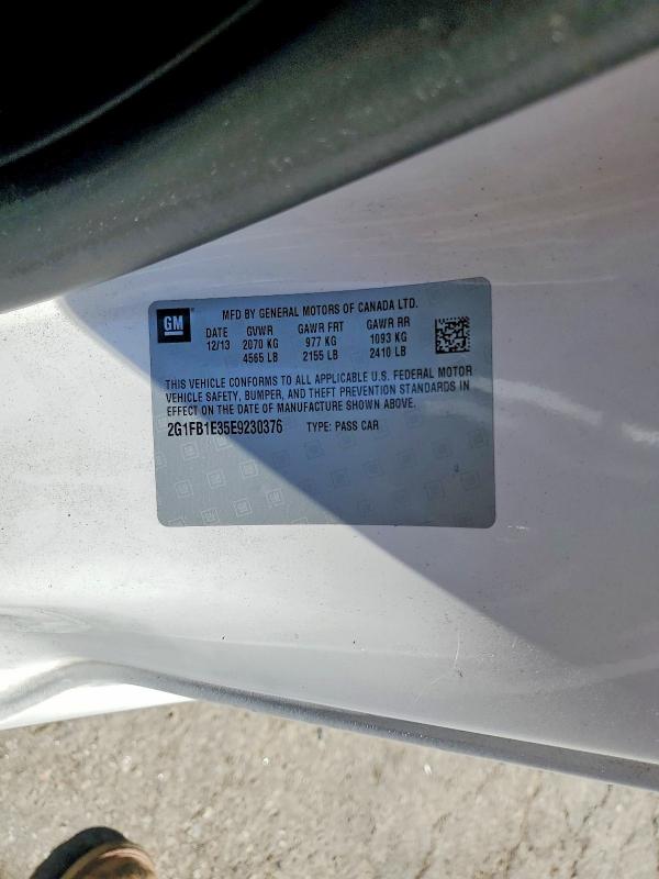 Aukcja sprzedaży 2014 Chevrolet Camaro, vin: 2G1FB1E35E9230376, numer aukcji: 56886096