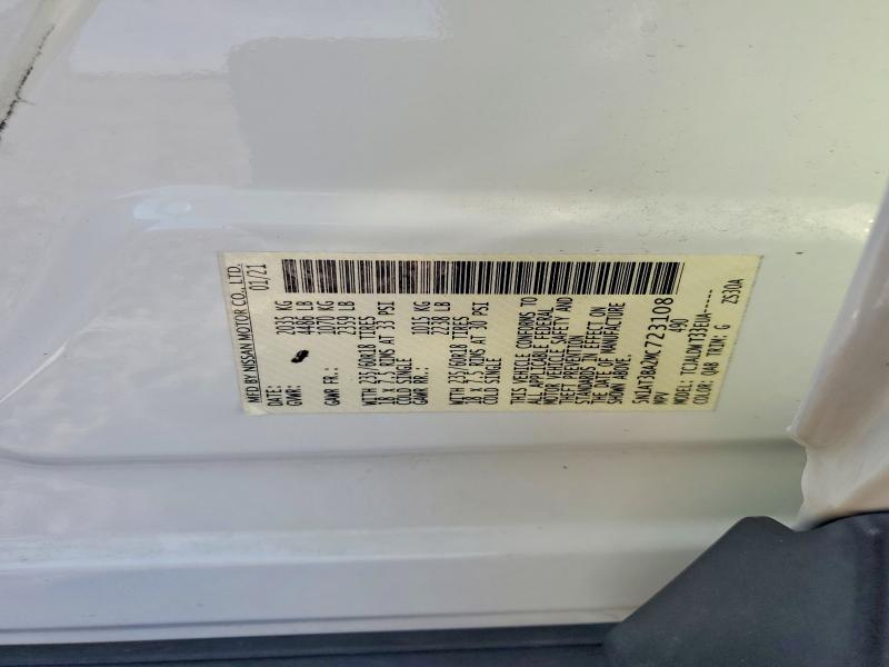 Продажа на аукционе авто 2021 Nissan Rogue, vin: 5N1AT3BA2MC723108, номер лота: 56502776
