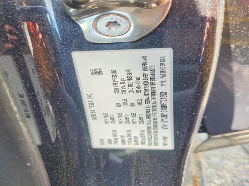 2024 Tesla Model 3 მანქანა იყიდება აუქციონზე, vin: 5YJ3E1EA8RF771553, აუქციონის ნომერი: 58770276
