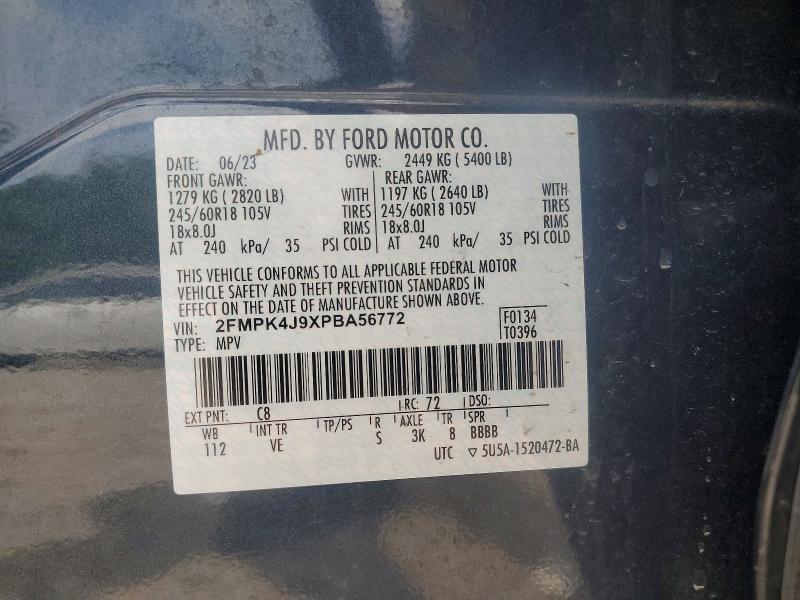 Aukcja sprzedaży 2023 Ford Edge, vin: 2FMPK4J9XPBA56772, numer aukcji: 55812976